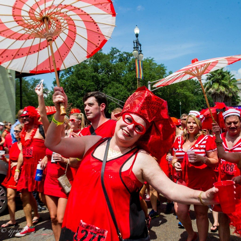 red dress run nola 1 · New Orleans French Quarter
